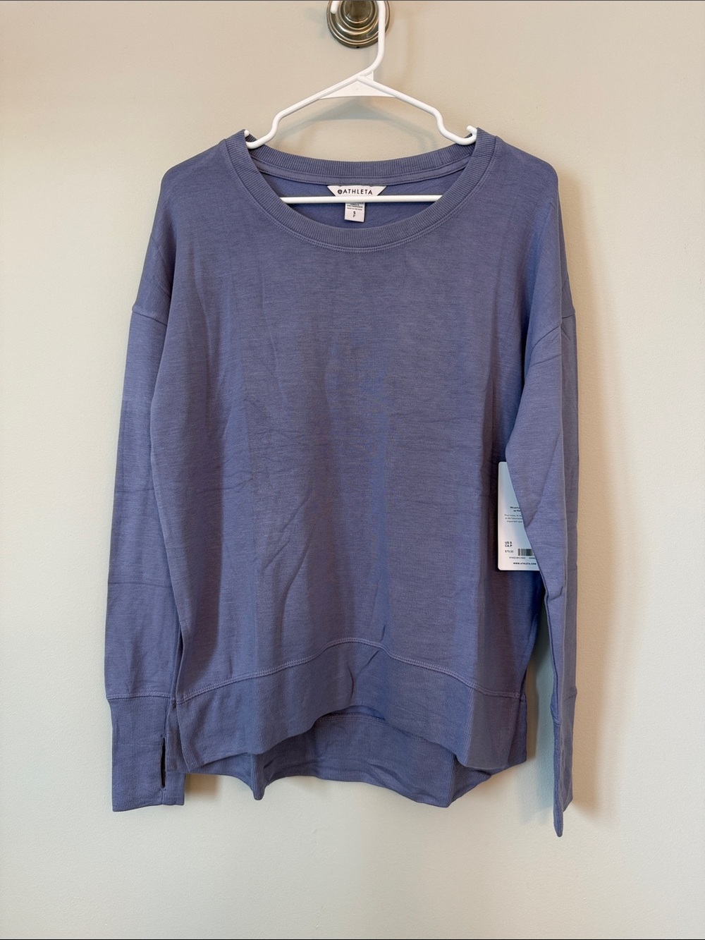 Athleta Coaster Luxe Sweatshirt- Dusky Purple